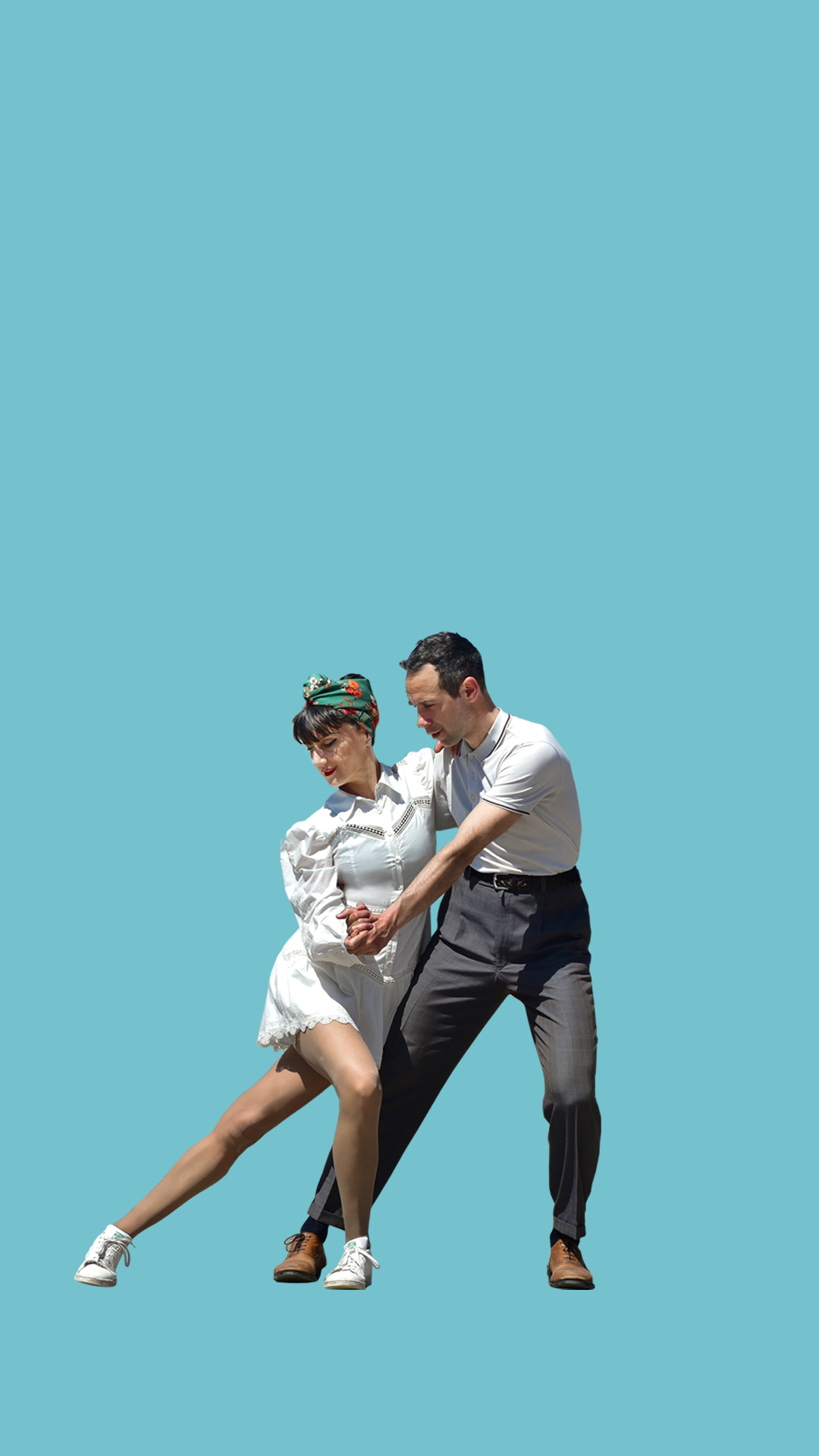 Ballerini che si divertono a un social di Lindy Hop